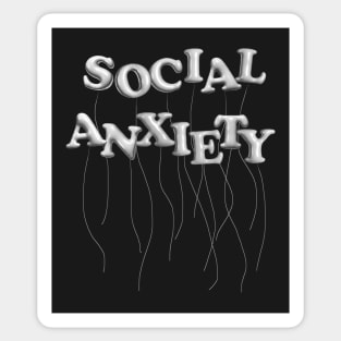 Social Anxiety Sticker